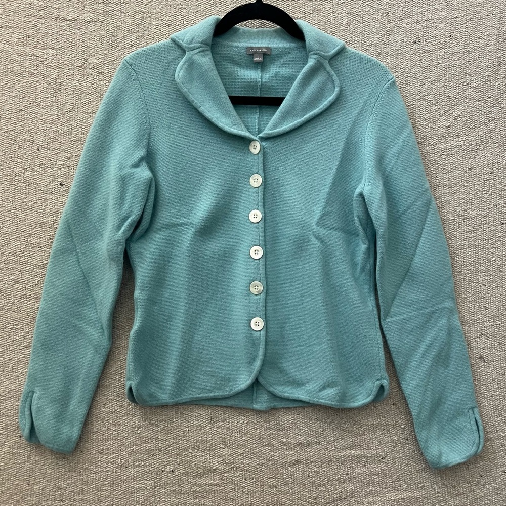 Ann Taylor Wool, Angora Blend Blazer Women Size Medium